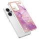 Защитный чехол Deexe Marble Style для Xiaomi Redmi Note 13 Pro+ - Light Purple (340574LV). Фото 2 из 6