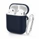 Защитный чехол Deexe Matte Case для Apple AirPods 1 / 2 - Dark Blue (247304DB). Фото 1 из 6