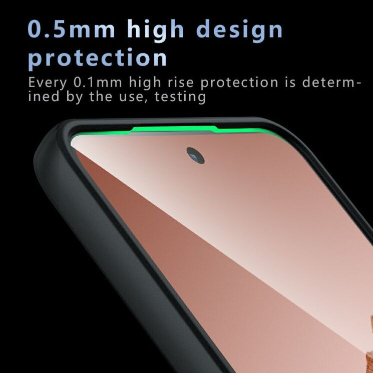 Захисний чохол Deexe Matte Skin with MagSafe для Nothing CMF Phone 2 Pro - Black: фото 7 з 11