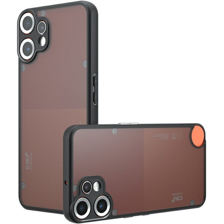 Захисний чохол Deexe Matte Skin with MagSafe для Nothing CMF Phone 2 Pro - Black: фото 1 з 11