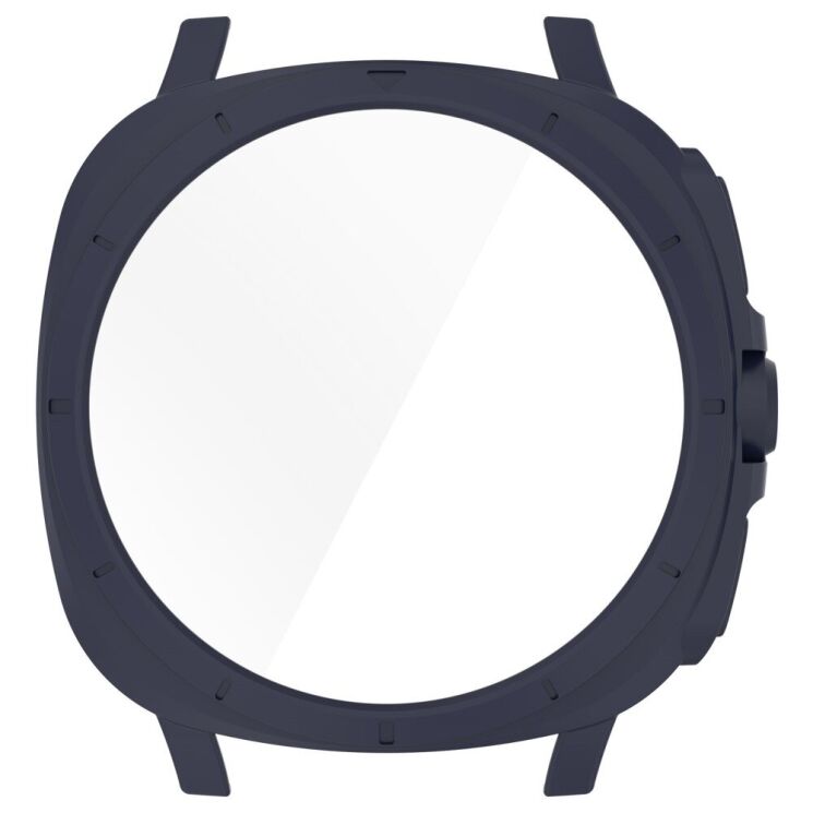 Защитный чехол Deexe Protective Frame для Samsung Galaxy Watch 7 (44mm) - Midnight Blue: фото 4 из 7