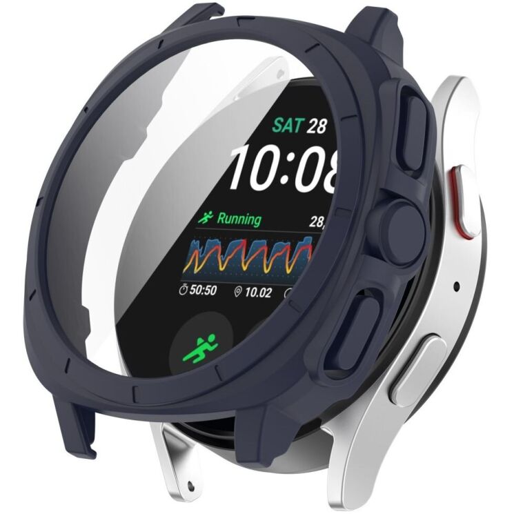 Защитный чехол Deexe Protective Frame для Samsung Galaxy Watch 7 (44mm) - Midnight Blue: фото 1 из 7
