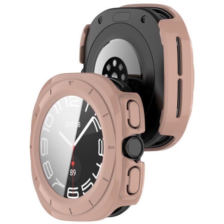 Защитный чехол Deexe Protective Frame для Samsung Galaxy Watch Ultra (47mm) - Pink: фото 3 из 7