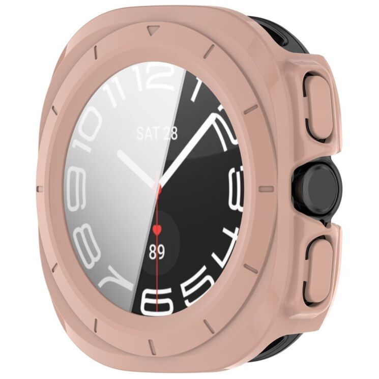 Защитный чехол Deexe Protective Frame для Samsung Galaxy Watch Ultra (47mm) - Pink: фото 2 из 7