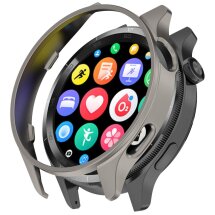 Защитный чехол Deexe Protective Frame для Xiaomi Watch S4 - Titanium Grey: фото 1 из 7