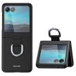 Защитный чехол Deexe Ring Case для Motorola Razr 40 Ultra - Black (329618B)