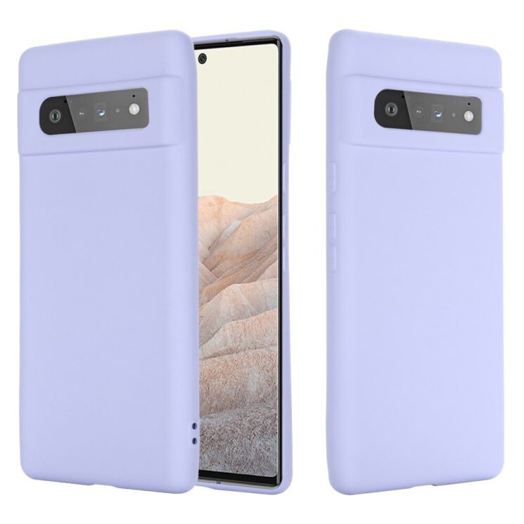 Защитный чехол Deexe Silicone Case для Google Pixel 6 Pro - Purple: фото 1 из 7