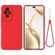 Защитный чехол Deexe Silicone Case для Honor 200 Pro - Red (362120R). Фото 1 из 8