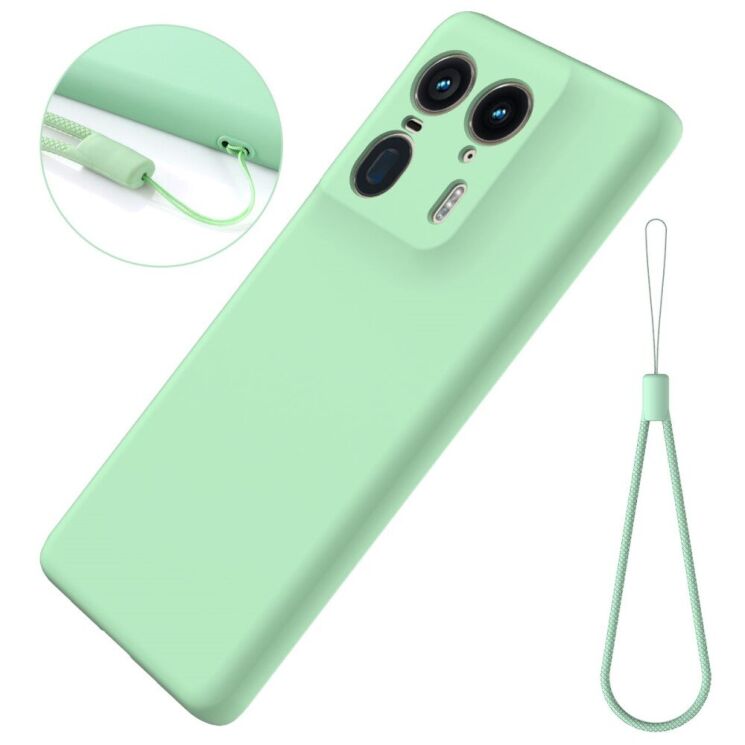 Защитный чехол Deexe Silicone Case для Motorola Edge 50 Ultra - Yellow: фото 7 из 8