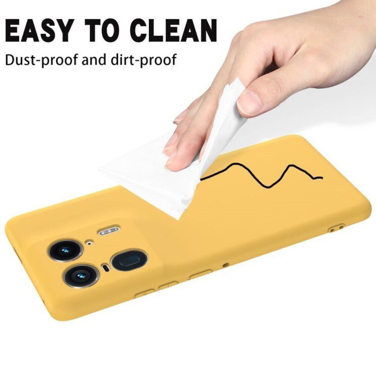 Защитный чехол Deexe Silicone Case для Motorola Edge 50 Ultra - Yellow: фото 8 из 8