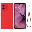 Захисний чохол Deexe Silicone Case для Motorola Moto G55 - Red (366124R)