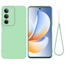 Захисний чохол Deexe Silicone Case для Realme C71 - Green: фото 1 з 8