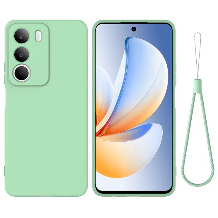 Захисний чохол Deexe Silicone Case для Realme C71 - Green: фото 1 з 8