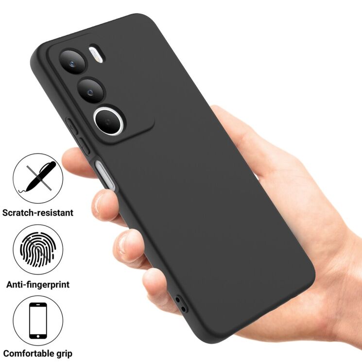 Захисний чохол Deexe Silicone Case для Realme C71 - Black: фото 2 з 8