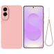 Защитный чехол Deexe Silicone Case для Samsung Galaxy S25 Edge (S937) - Pink (377511P). Фото 1 из 9