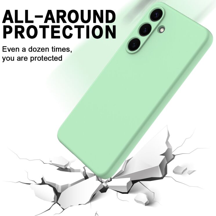 Захисний чохол Deexe Silicone Case для Samsung Galaxy S25 FE (S731) - Black: фото 6 з 9