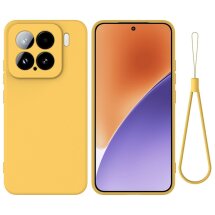 Защитный чехол Deexe Silicone Case для Xiaomi 15 - Yellow: фото 1 из 8