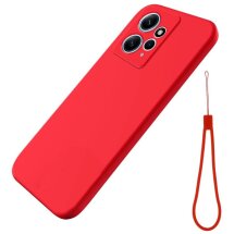 Защитный чехол Deexe Silicone Case для Xiaomi Redmi Note 12 - Red: фото 1 из 4