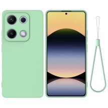 Защитный чехол Deexe Silicone Case для Xiaomi Redmi Note 14S - Green: фото 1 из 9