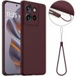 Захисний чохол Deexe Silicone Case with MagSafe для Motorola Edge 50 Neo - Wine Red (367153WR)