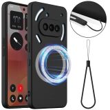 Защитный чехол Deexe Silicone Case with MagSafe для Nothing Phone (3a) - Black: фото 1 из 8