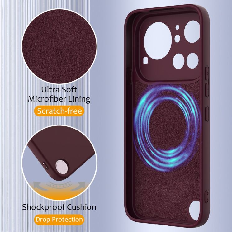 Защитный чехол Deexe Silicone Case with MagSafe для Nothing Phone (4a) Pro - Black: фото 8 из 9