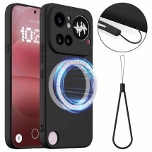 Защитный чехол Deexe Silicone Case with MagSafe для Nothing Phone (4a) Pro - Black: фото 1 из 9