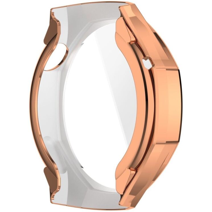 Защитный чехол Deexe Silicone Frame для Huawei Watch GT 5 Pro (46mm) - Rose Gold: фото 2 из 7