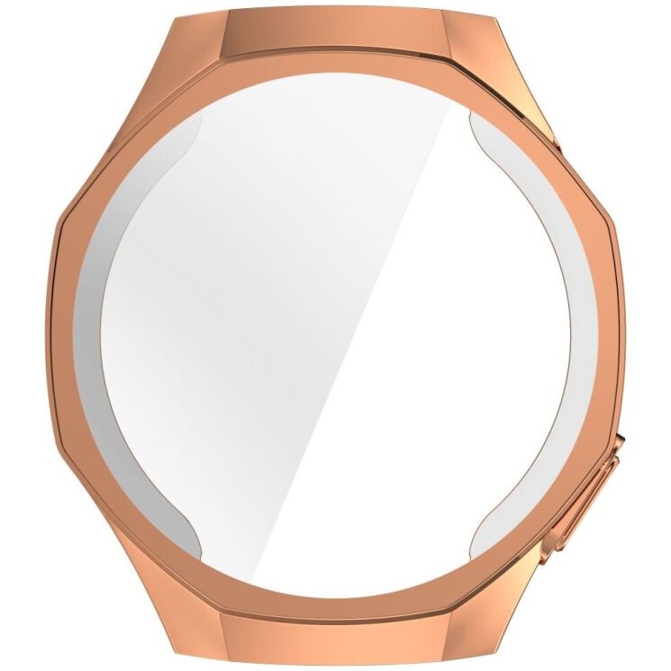 Защитный чехол Deexe Silicone Frame для Huawei Watch GT 5 Pro (46mm) - Rose Gold: фото 3 из 7