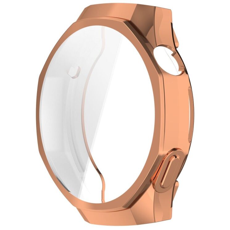Защитный чехол Deexe Silicone Frame для Huawei Watch GT 5 Pro (46mm) - Rose Gold: фото 4 из 7