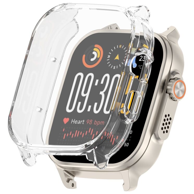 Защитный чехол Deexe Silicone Frame для Realme Watch 5 - Transparent: фото 1 из 7