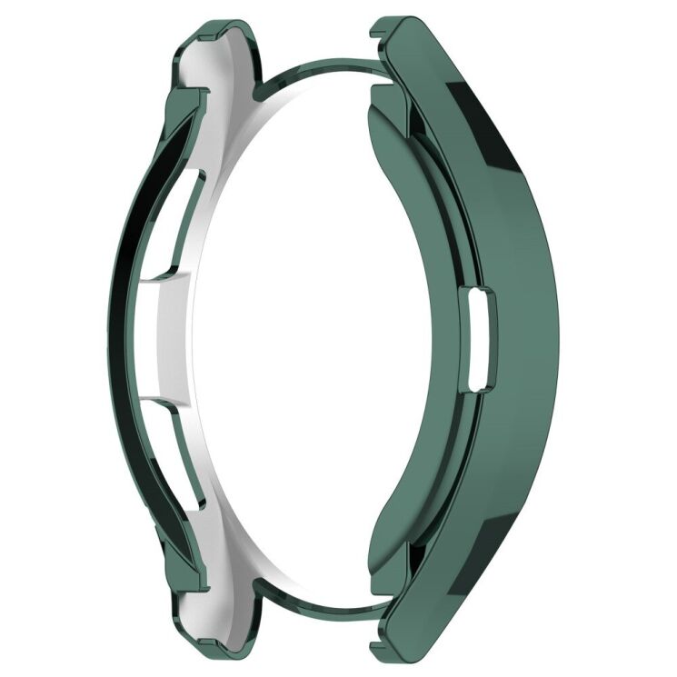 Захисний чохол Deexe Silicone Frame для Samsung Galaxy Watch 6 Classic (47mm) - Green: фото 3 з 8