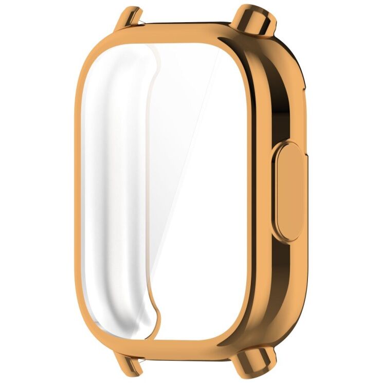 Защитный чехол Deexe Silicone Frame для Xiaomi Redmi Watch 5 Lite - Rose Gold: фото 3 из 7