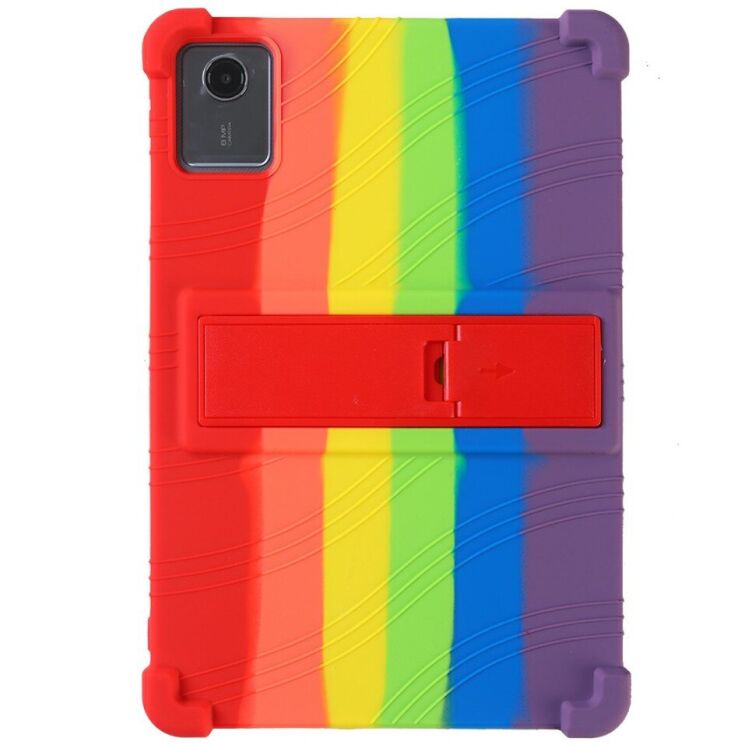 Захисний чохол Deexe Silicone Kickstand для Lenovo Tab K11 Gen 2 / Idea Tab (TB336) - Colorful: фото 4 з 12