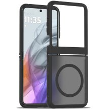 Захисний чохол Deexe Skin Touch (FF) для Motorola Razr 50 - Black: фото 1 з 6