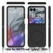 Захисний чохол Deexe Skin Touch (FF) для Motorola Razr 50 - Black (358718B). Фото 6 з 6