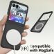 Захисний чохол Deexe Skin Touch (FF) для Motorola Razr 50 - Black (358718B). Фото 3 з 6