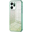 Захисний чохол Deexe Sparkles Cover для OPPO Reno 14 F/FS - Green (388346G)