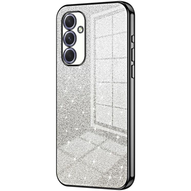 Захисний чохол Deexe Sparkles Cover для Samsung Galaxy A54 (A546) - Black: фото 1 з 7