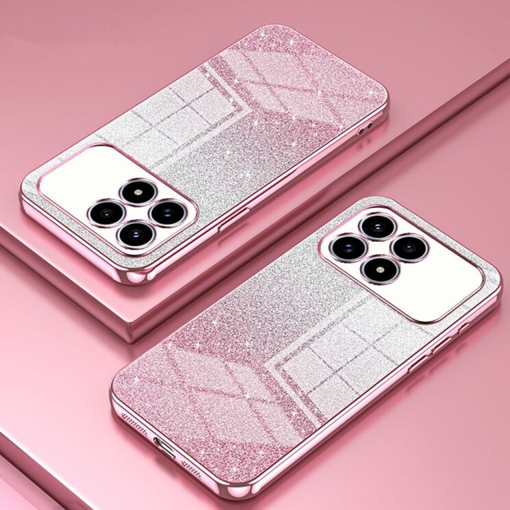 Защитный чехол Deexe Sparkles Cover для Xiaomi Poco F8 Pro - Pink: фото 2 из 7