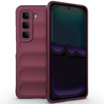 Защитный чехол Deexe Terra Case для Infinix Hot 50 - Wine Red: фото 1 из 9
