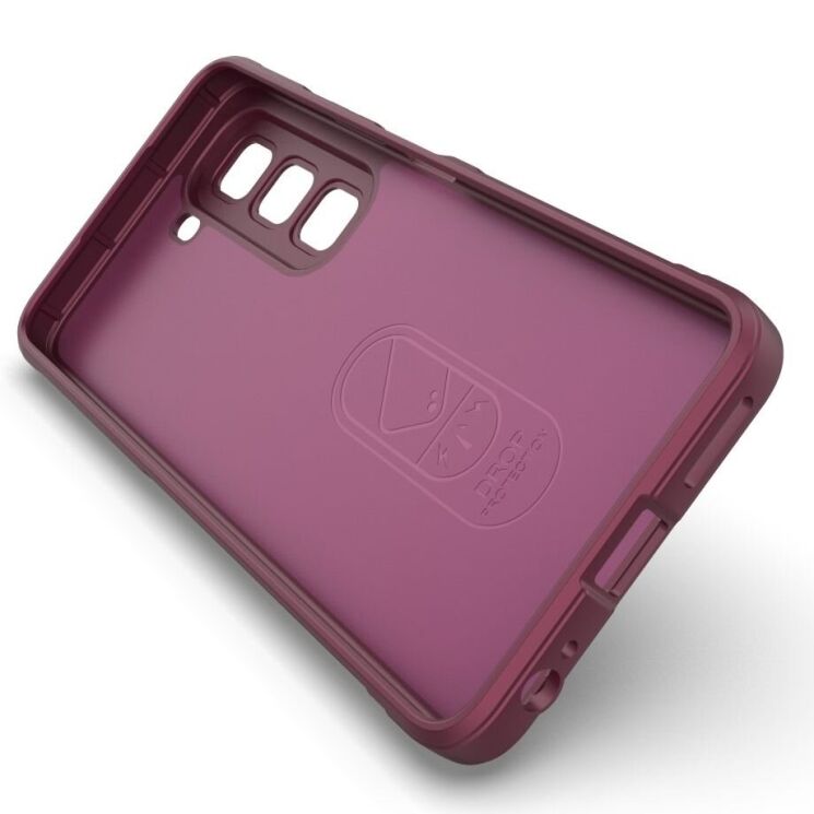 Защитный чехол Deexe Terra Case для Infinix Hot 50 - Wine Red: фото 3 из 9