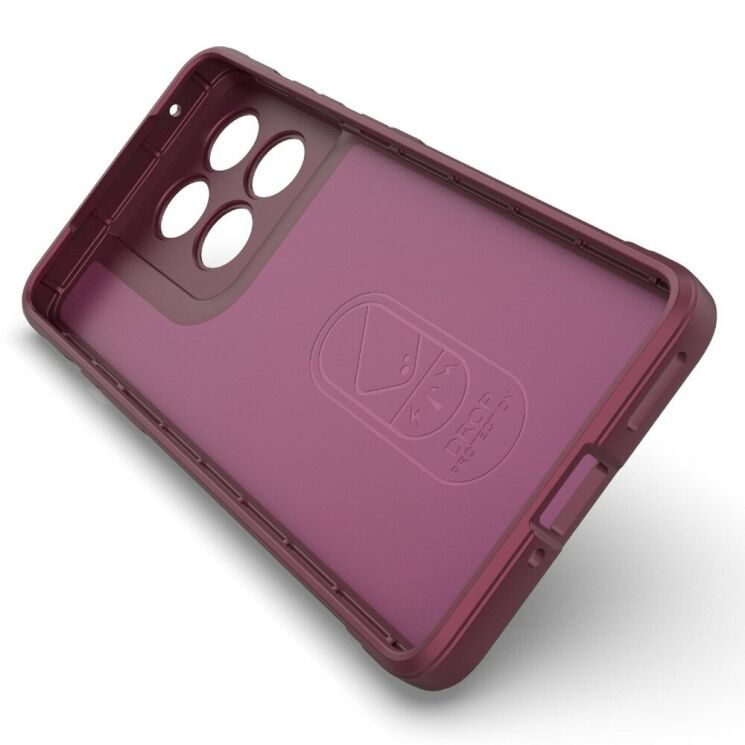 Защитный чехол Deexe Terra Case для Motorola Edge 60 Pro - Wine Red: фото 4 из 6