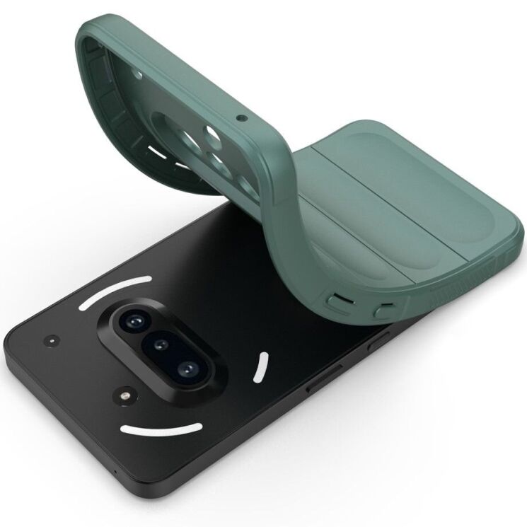 Защитный чехол Deexe Terra Case для Nothing Phone (3a) - Green: фото 4 из 6