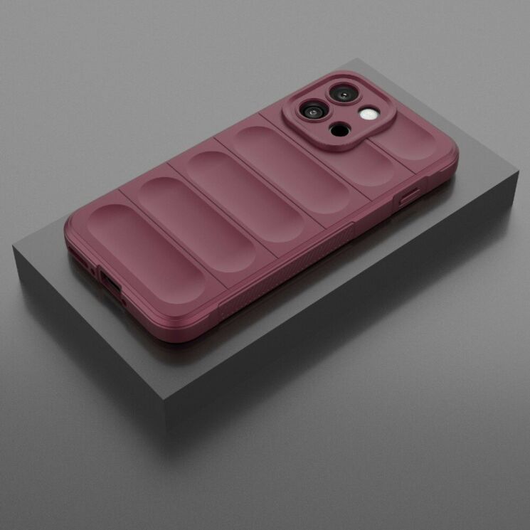 Защитный чехол Deexe Terra Case для OnePlus 13T - Wine Red: фото 3 из 6
