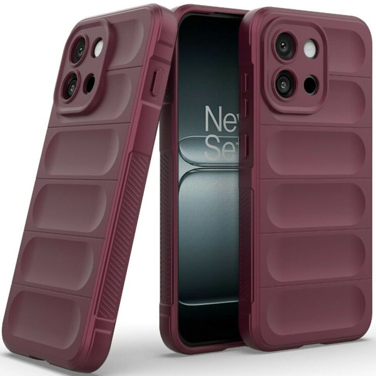 Защитный чехол Deexe Terra Case для OnePlus 13T - Wine Red: фото 2 из 6