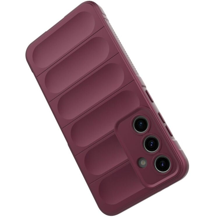 Защитный чехол Deexe Terra Case для Samsung Galaxy S24 FE (S721) - Wine Red: фото 3 из 7