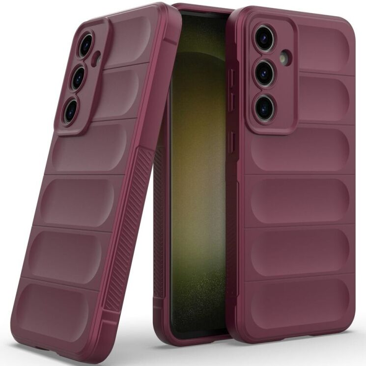 Защитный чехол Deexe Terra Case для Samsung Galaxy S24 FE (S721) - Wine Red: фото 2 из 7
