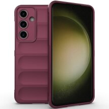 Защитный чехол Deexe Terra Case для Samsung Galaxy S24 FE (S721) - Wine Red: фото 1 из 7