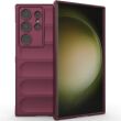 Защитный чехол Deexe Terra Case для Samsung Galaxy S24 Ultra - Wine Red (343309WR)